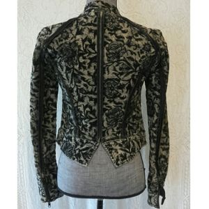 Free People Jacquard Moto Jacket